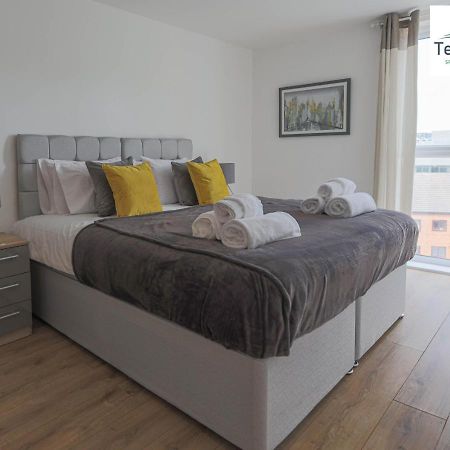 Marigold at Telly Homes: Central Birmingham Apartment with WiFi Exterior photo